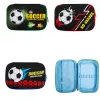 Black football-themed transparent cartoon pencil case student stationery Item Picture